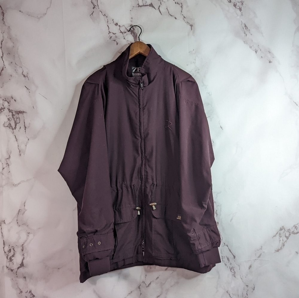 Zero Restriction Golf Windbreaker Jacket Size Medium Goretex Coat Men Vintage